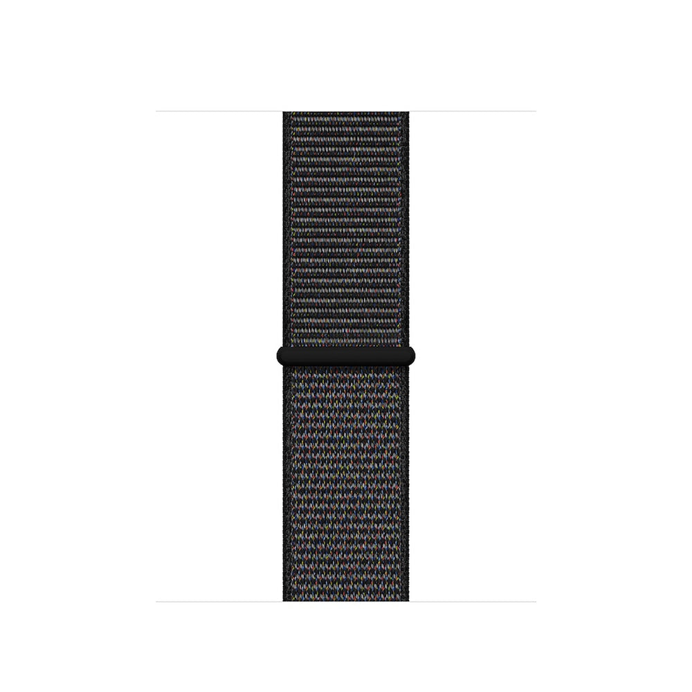 Apple Watch 44mm Band: Black Sport Loop - Regular (DEMO)-
