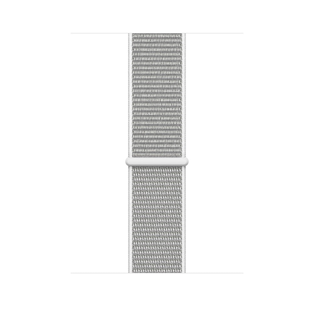Apple Watch remienok 44mm prevliekací mušľovo biely