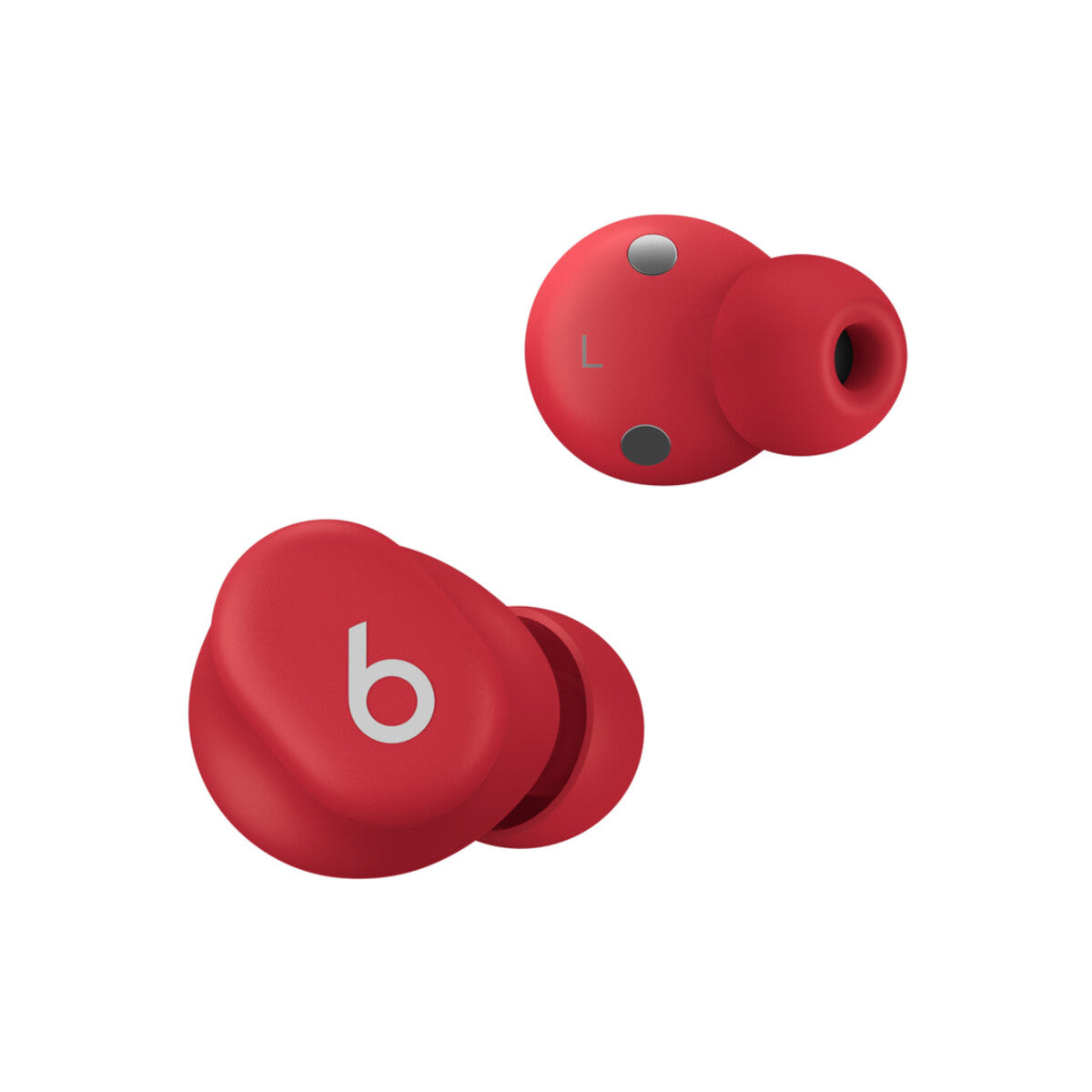 Bezdrôtové slúchadlá Beats Solo Buds – priehľadná červená