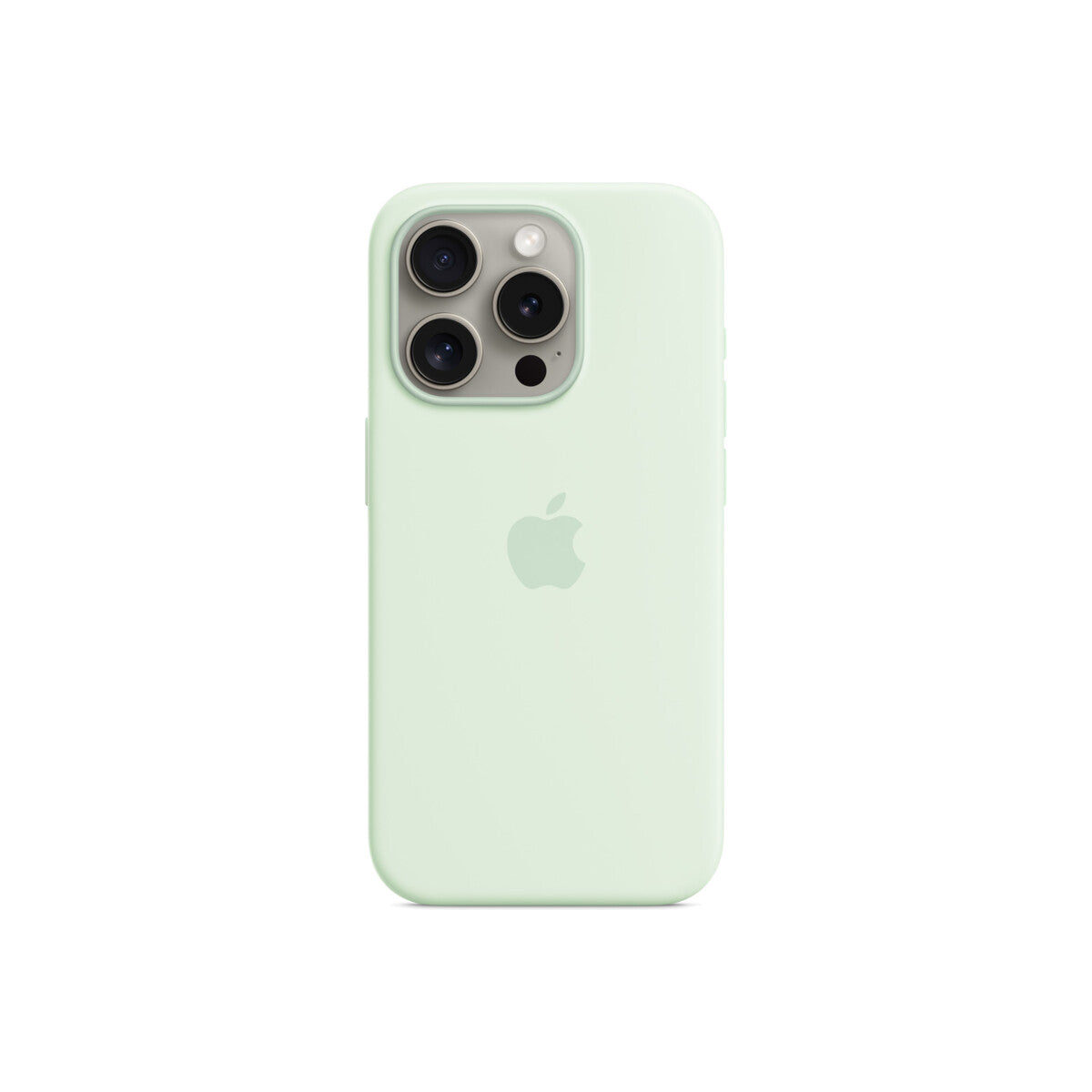 Apple iPhone 15 Pro Silikónový obal s MagSafe - Soft Mint