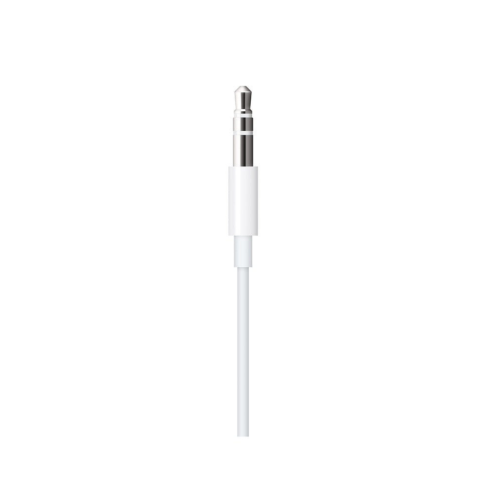 Zvukový kábel s konektorem Lightning a 3,5mm jackom (1,2m) - biely
