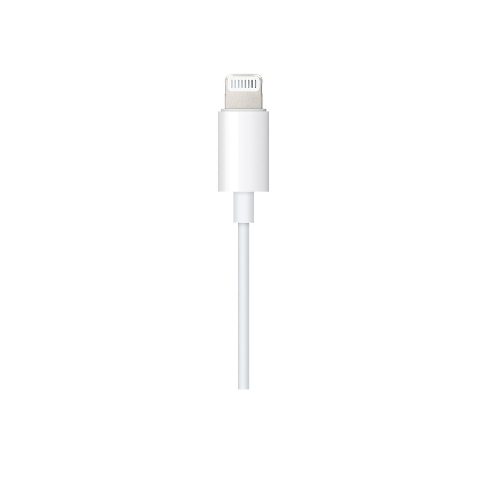 Zvukový kábel s konektorem Lightning a 3,5mm jackom (1,2m) - biely