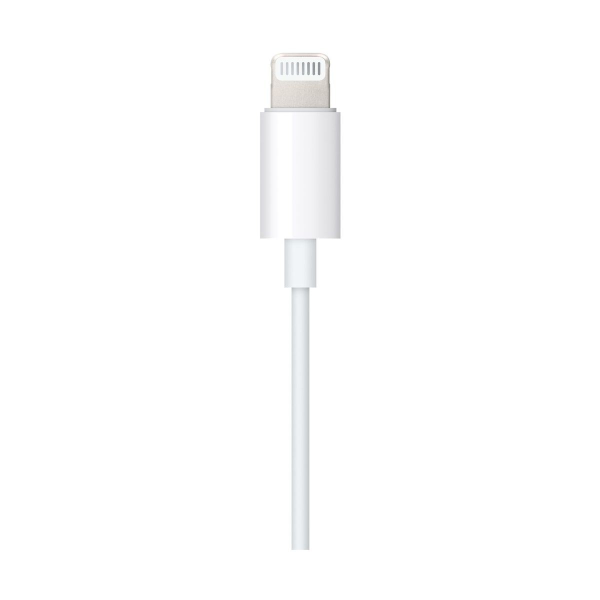 Zvukový kábel s konektorem Lightning a 3,5mm jackom (1,2m) - biely