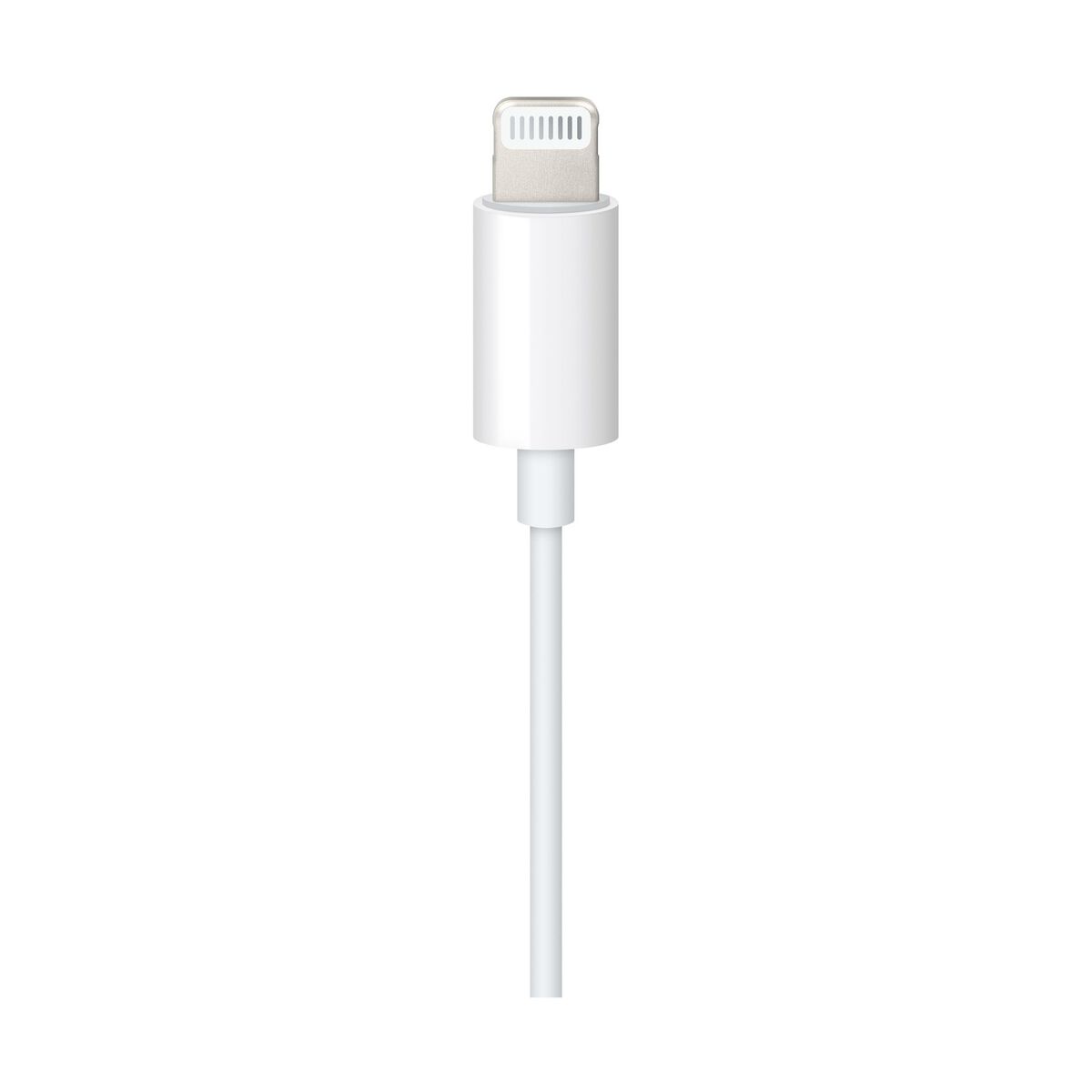 Zvukový kábel s konektorem Lightning a 3,5mm jackom (1,2m) - biely