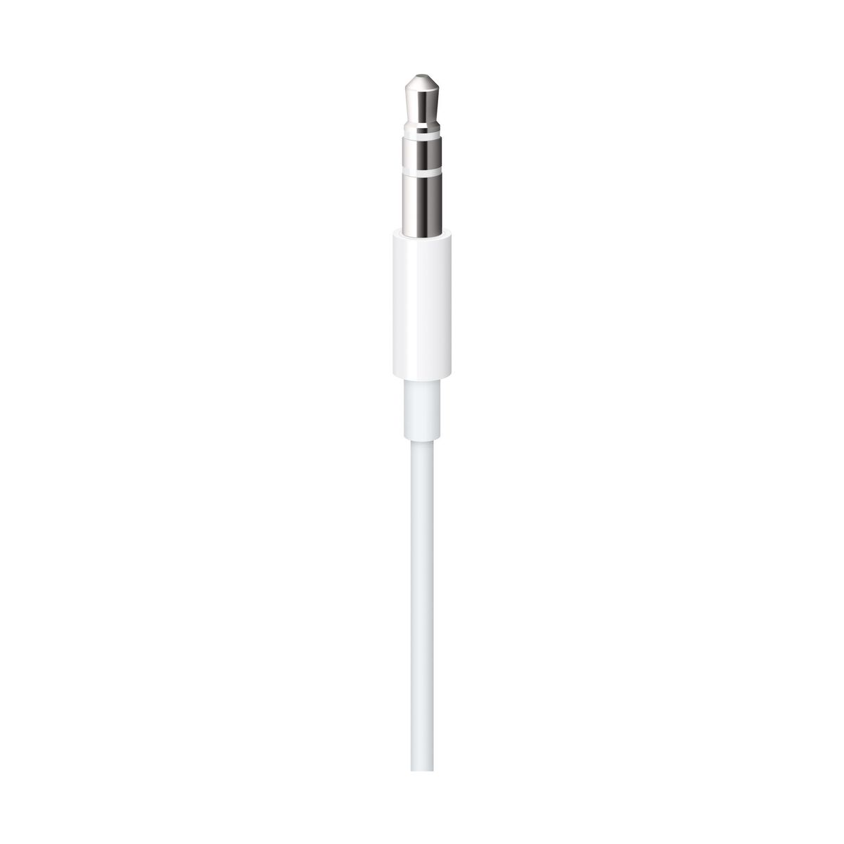 Zvukový kábel s konektorem Lightning a 3,5mm jackom (1,2m) - biely