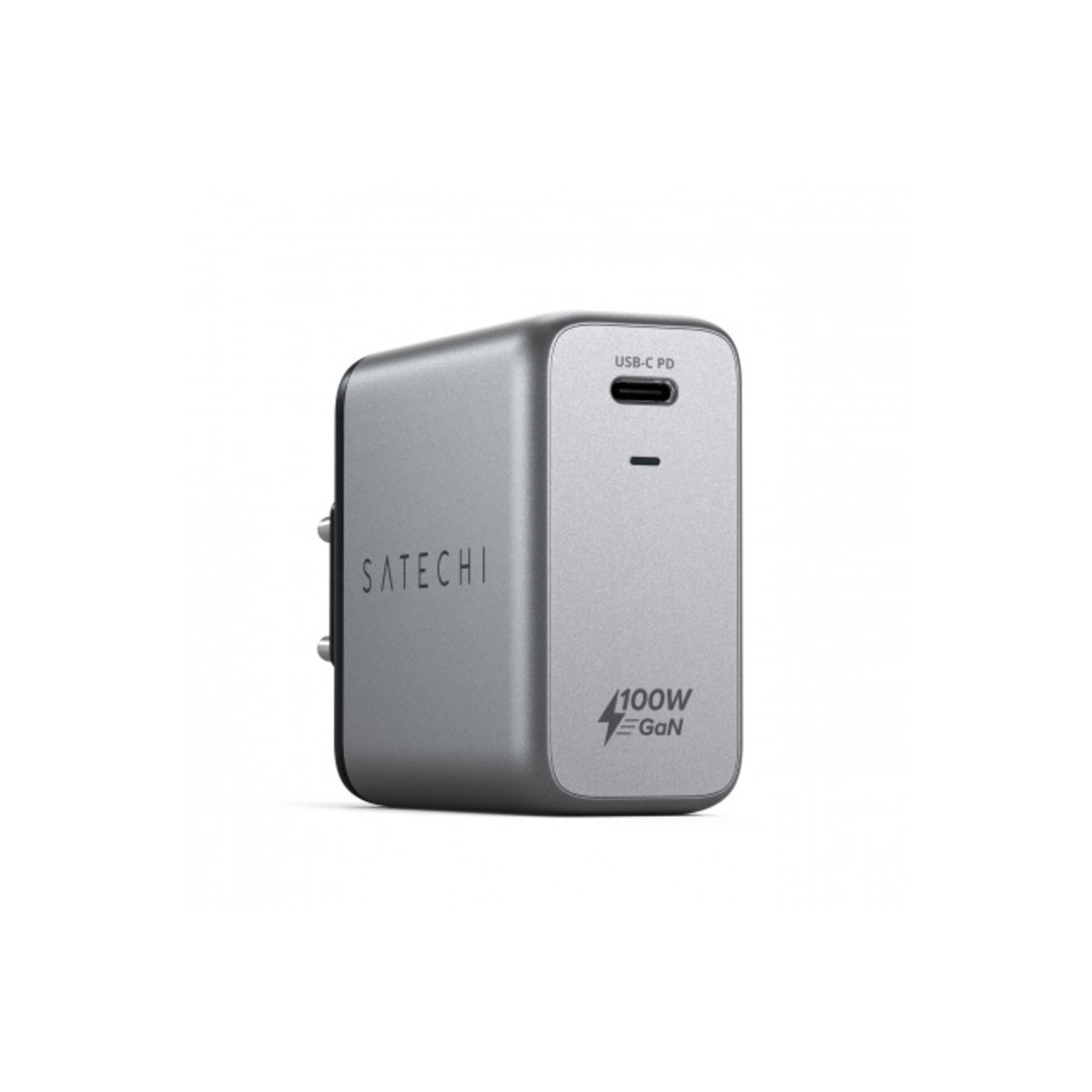Satechi 100W USB-C PD Wall Charger Gallium Nitride (GaN) charging - Space Grey