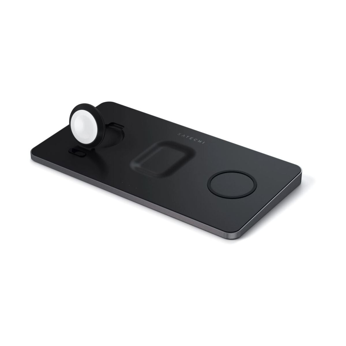 Satechi Trio Wireless Charging Pad (Apple Watch, Airpods, iPhone) - Čierna