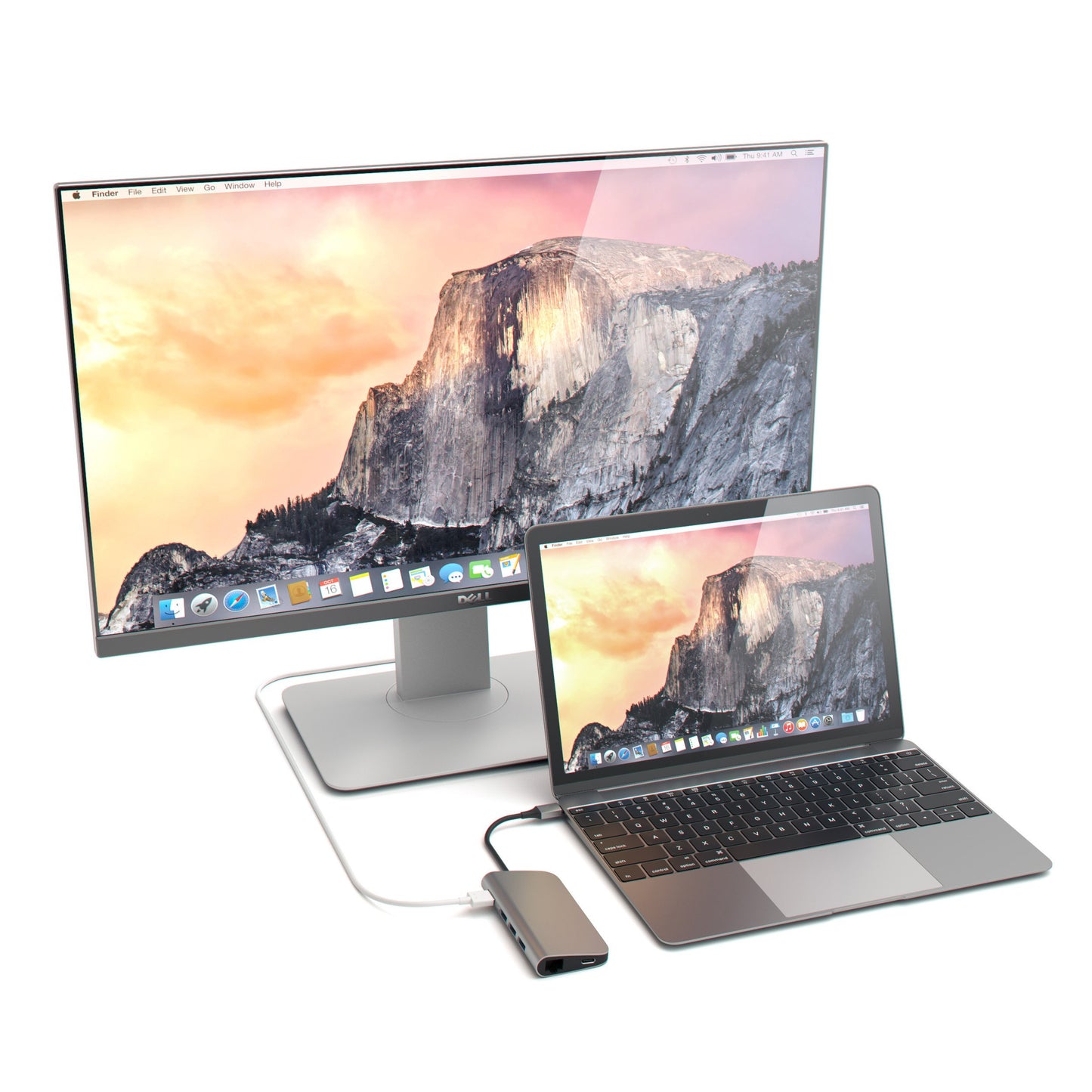 Satechi Type-C Multi-Port 4K Adaptér - vesmírne šedý