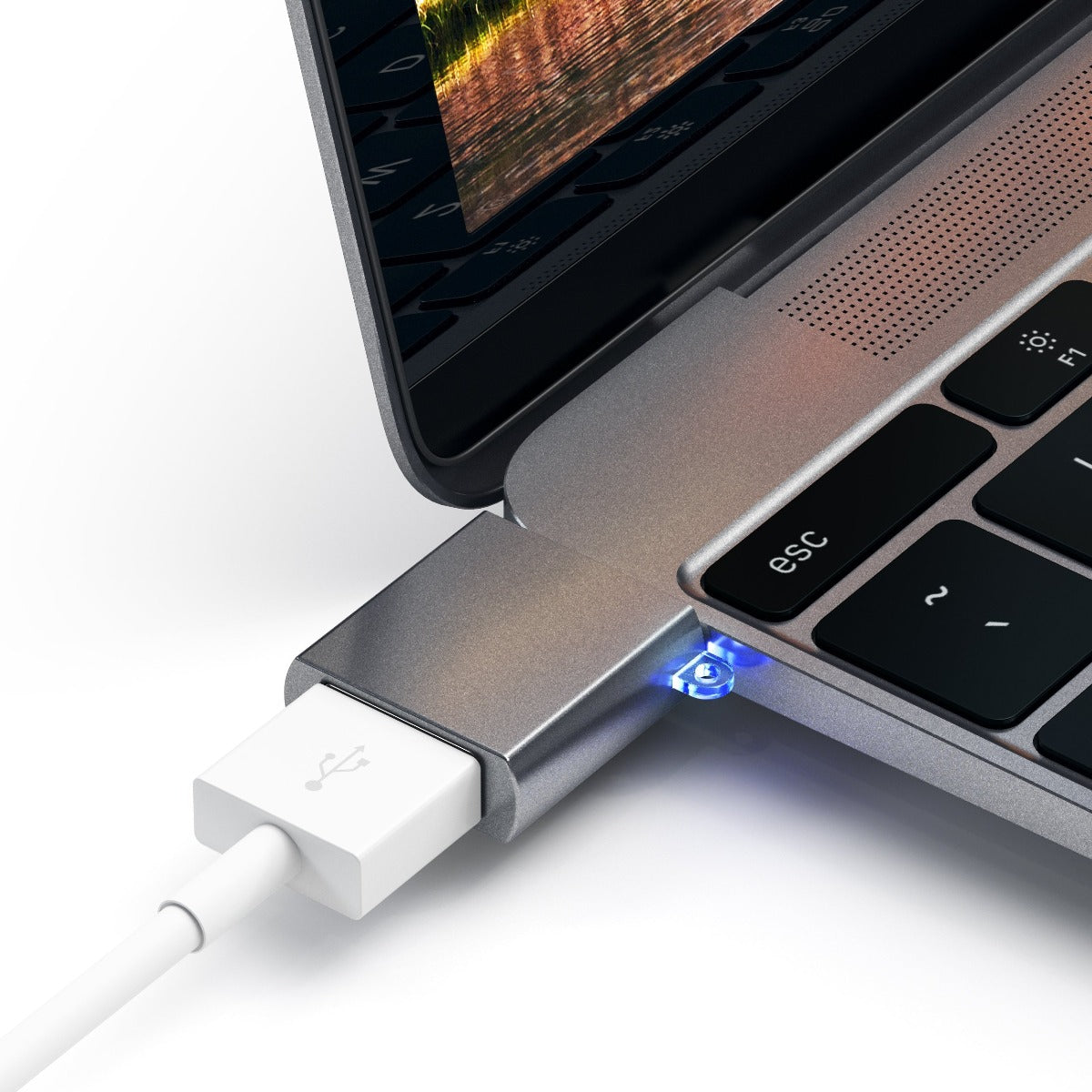 SATECHI Type C-Type A USB Adapter/Space Gray