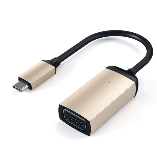 Satechi Type-C VGA Adaptér - zlatý