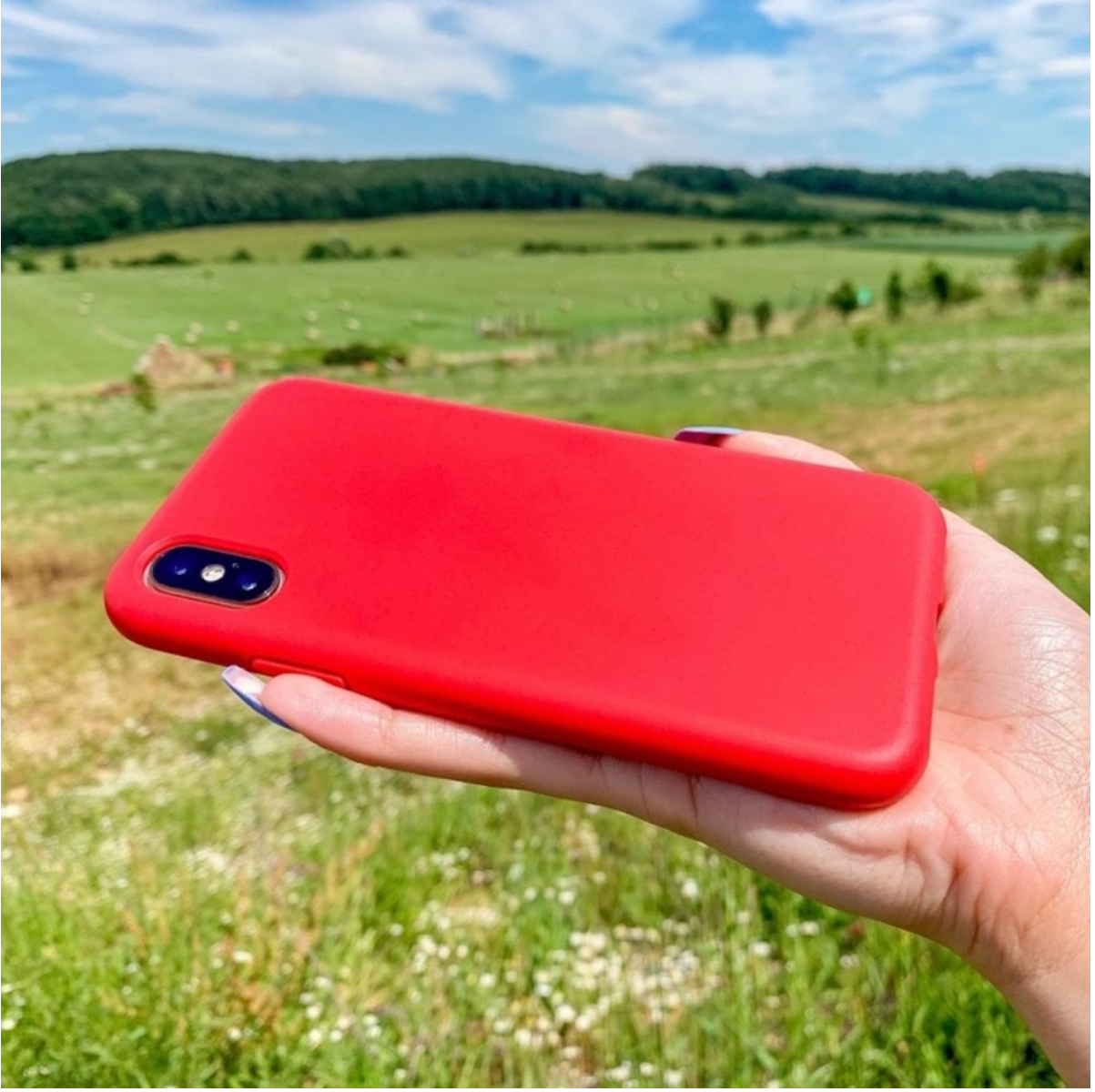 Innocent Eco Planet Case iPhone 8/7 - Červený