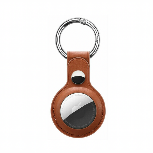 Innocent Leather ring for AirTag - Hnedý