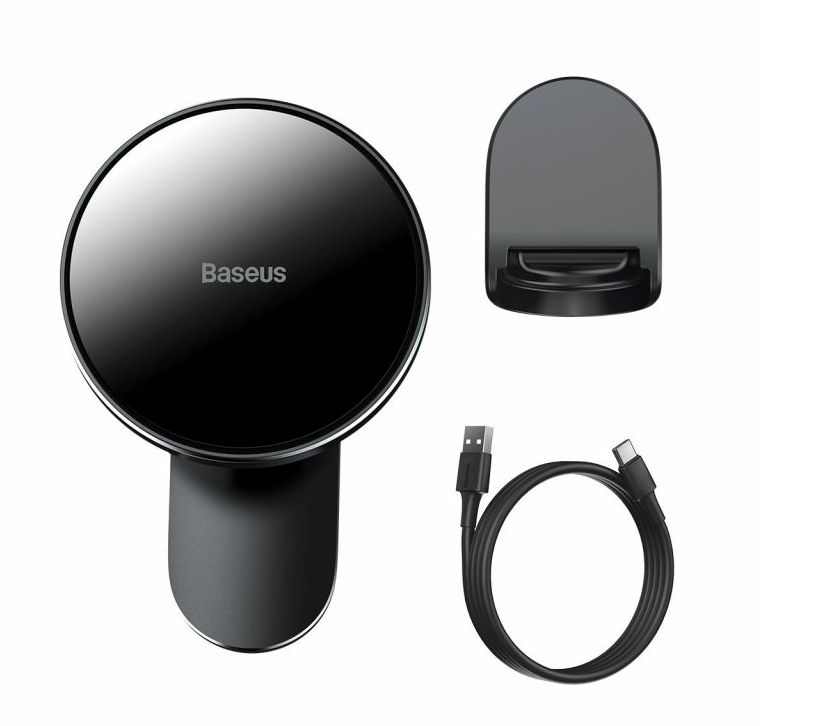 Baseus Big Energy Car MagSafe Wireless Charger 15W - Black