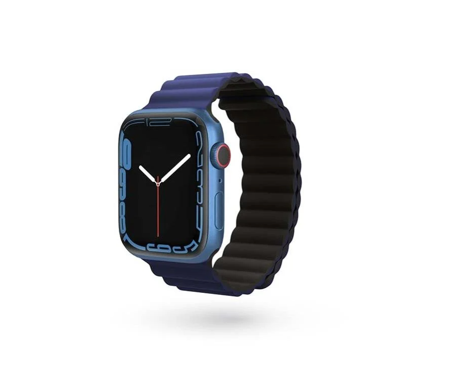 Epico Watch magnetický náramok pre Apple Watch 38/40/41 mm - Čierna/Modrá