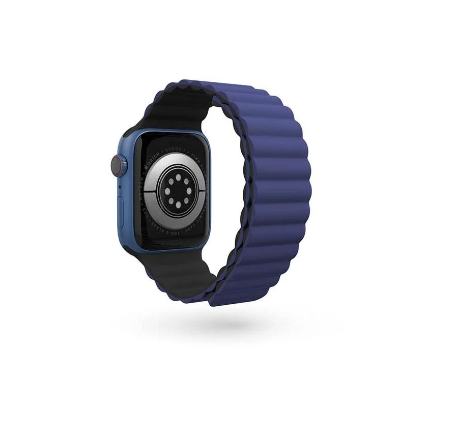 Epico Watch magnetický náramok pre Apple Watch 38/40/41 mm - Čierna/Modrá