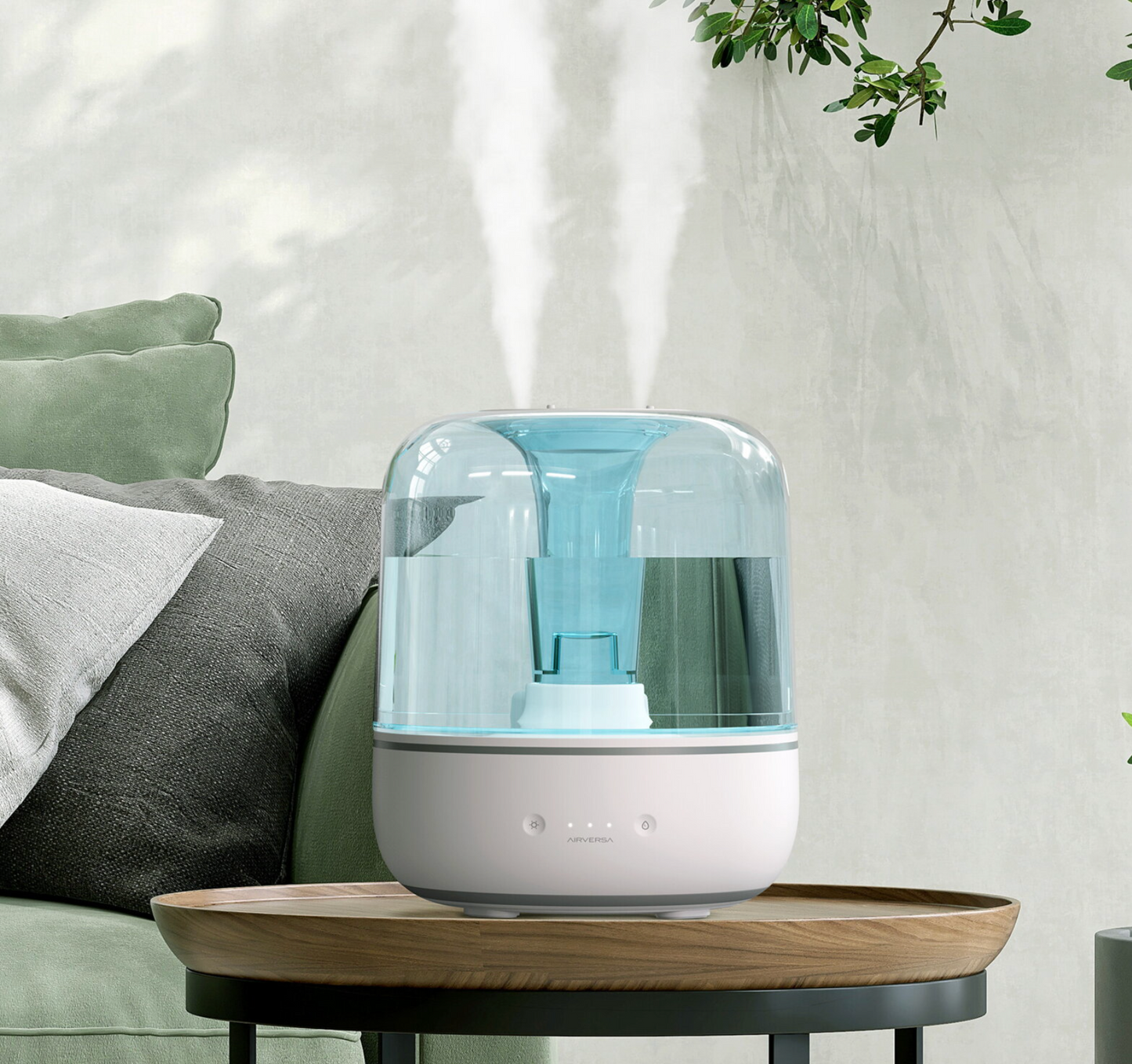 Inteligentný zvlhčovač vzduchu AIRVERSA AH1 Arctic Blue