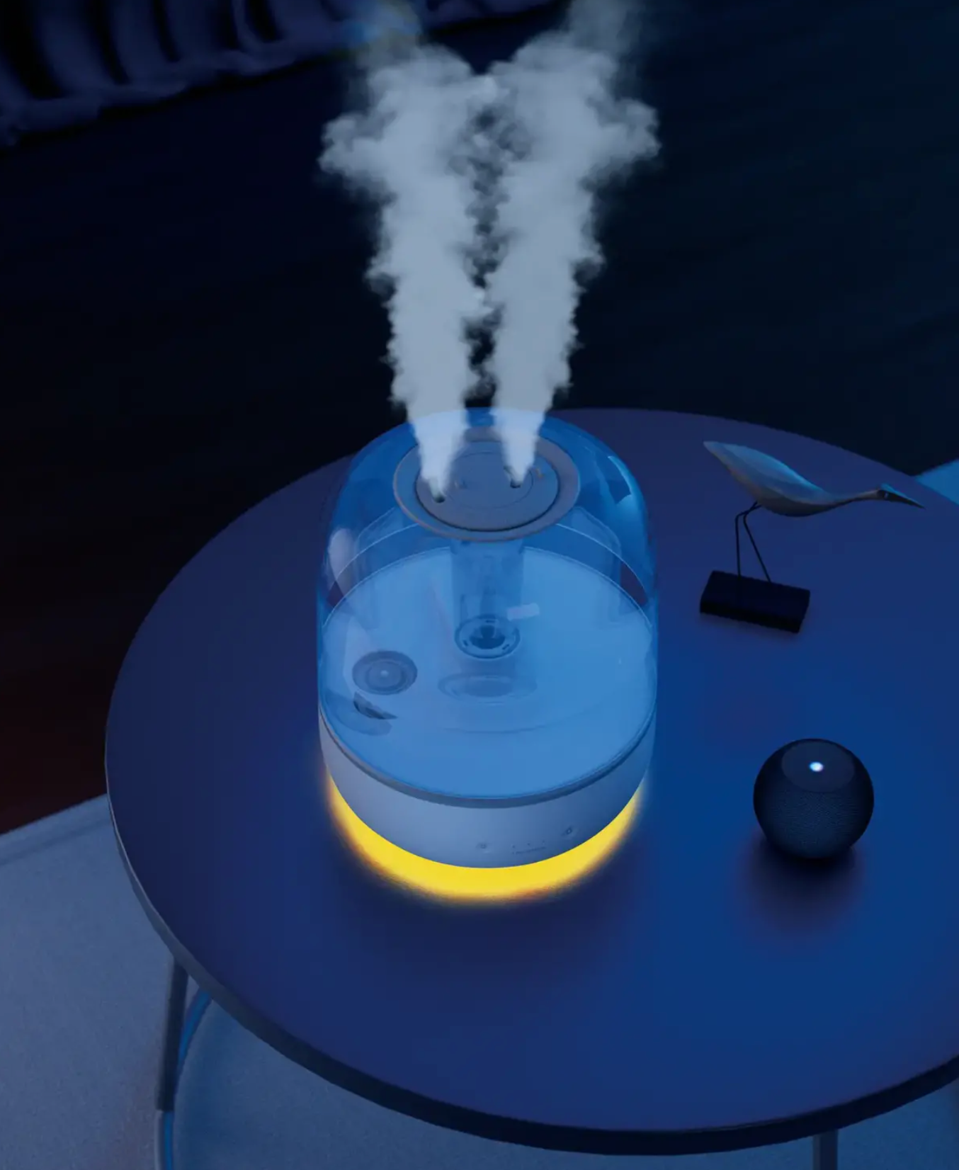 Inteligentný zvlhčovač vzduchu AIRVERSA AH1 Arctic Blue