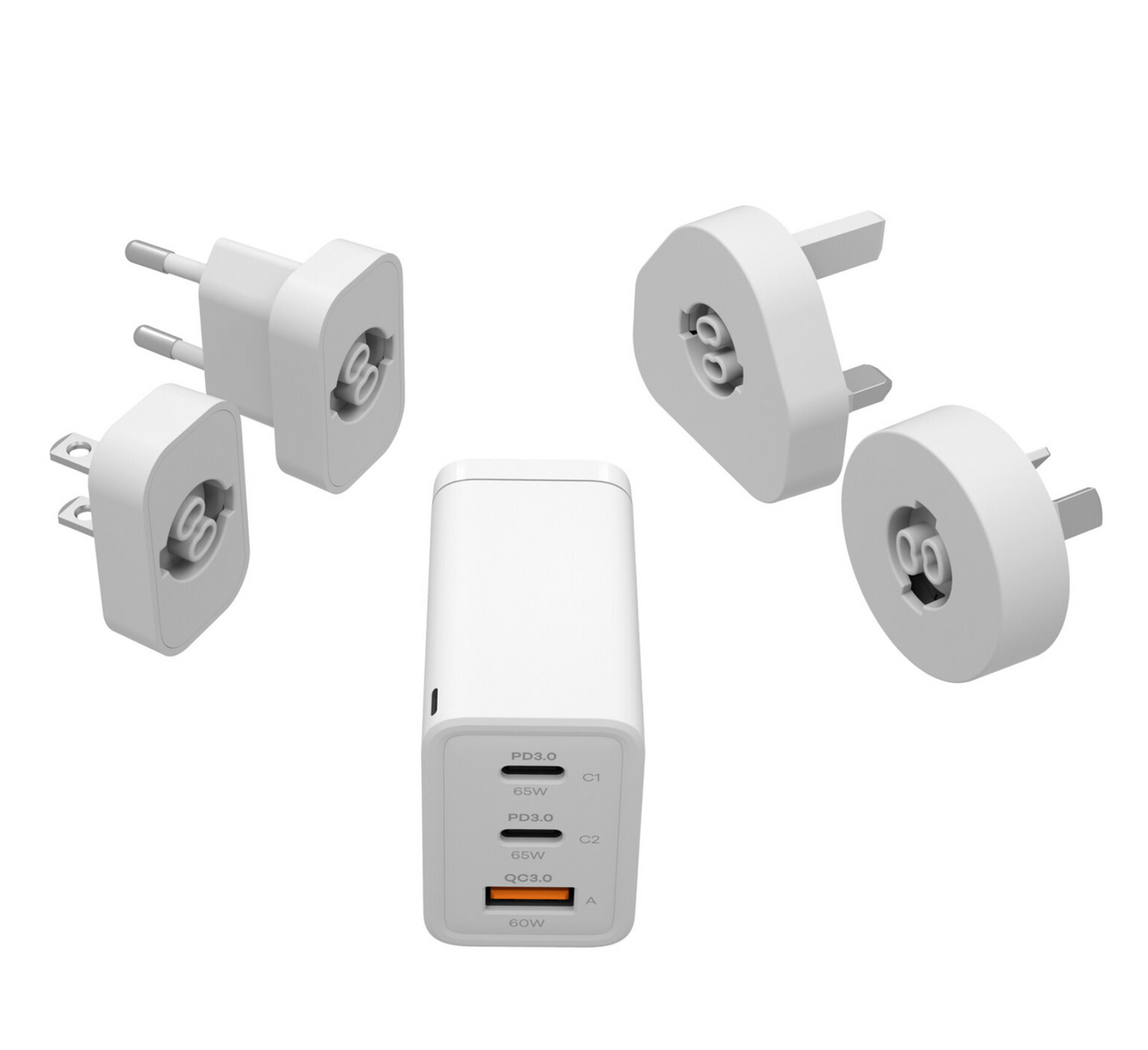 Cubenest Travel PD GaN adaptér 65W S3D1