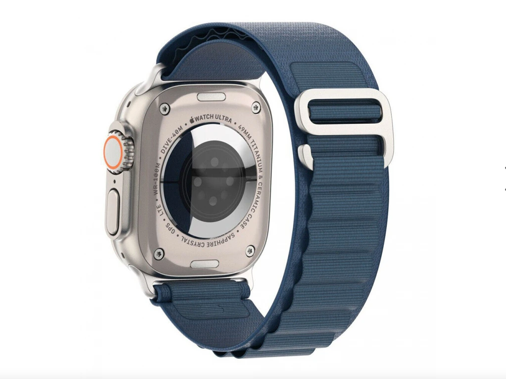 Innocent Alpine Fabric Loop remienok pre Apple Watch Ultra 49mm - Modrá