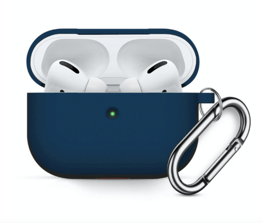 Innocent California Silicone AirPods Pro 22' púzdro s karabinou - Námornícka modrá