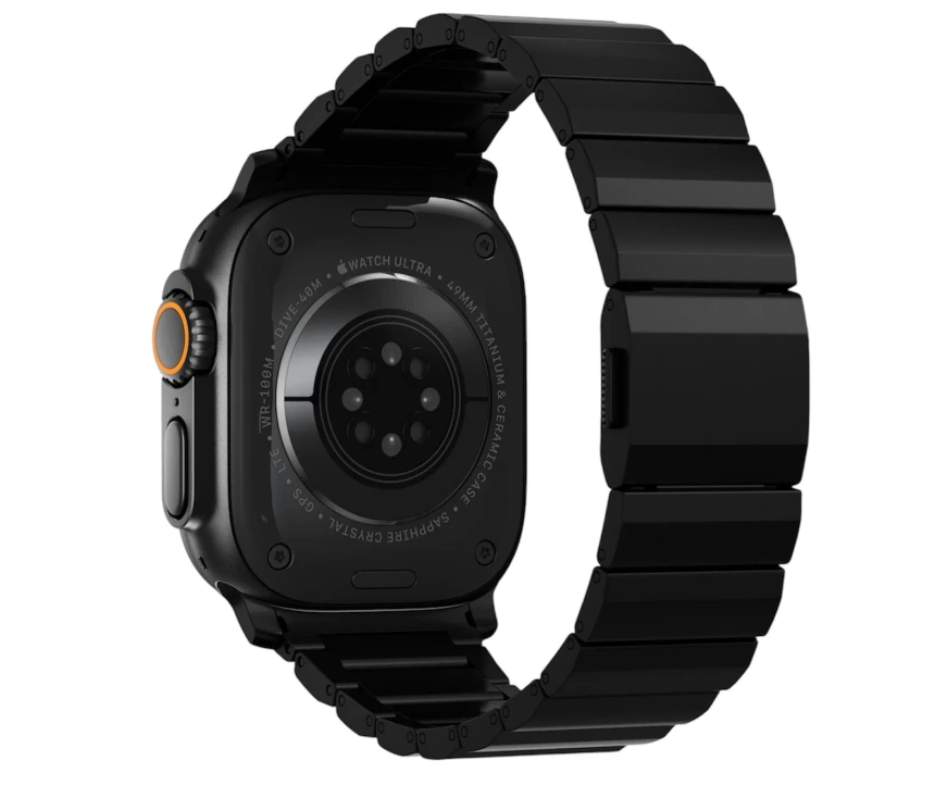 Remienok na Apple Watch Innocent Titan Link 44/45/46/49 mm – čierny