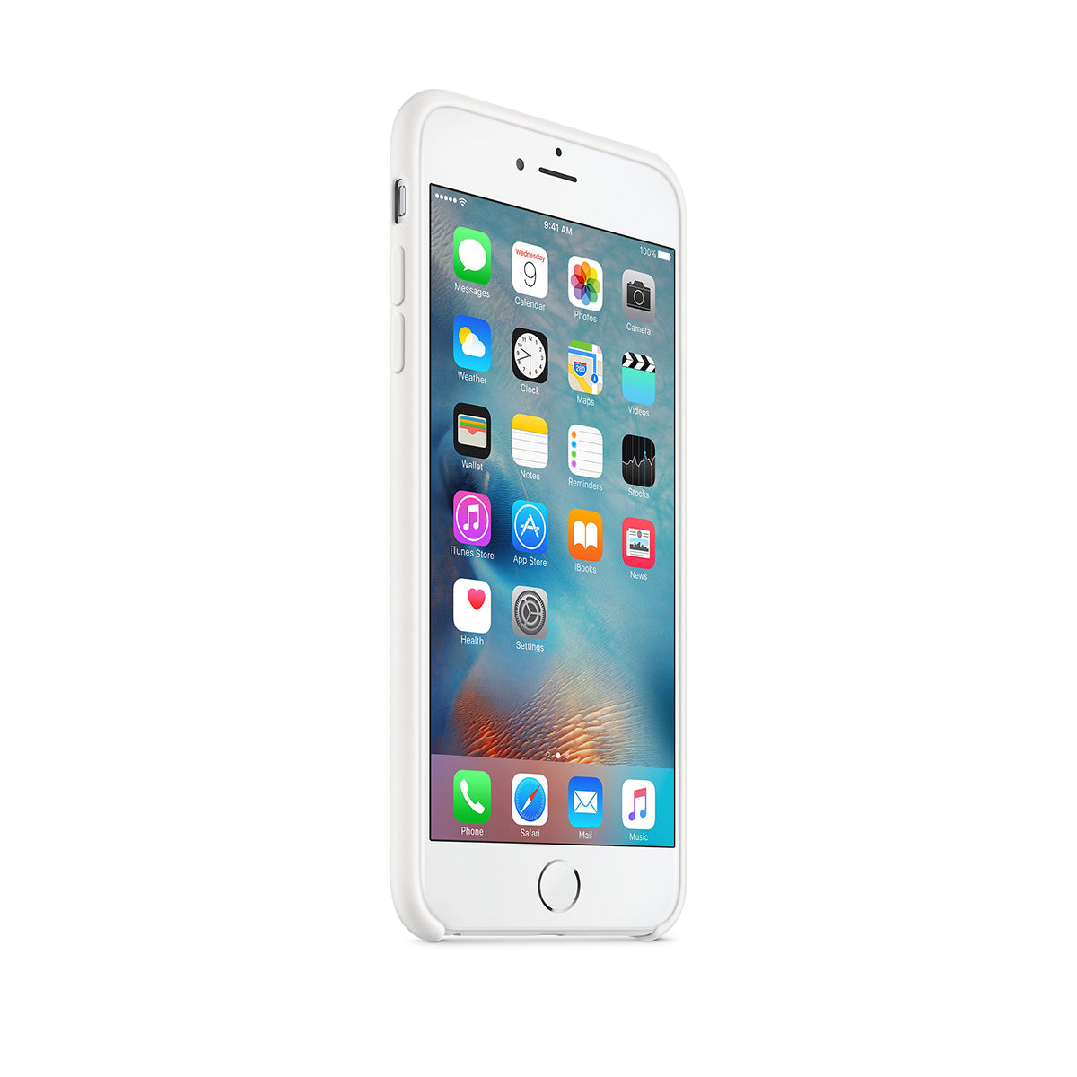 Apple - iPhone 6s Plus Silicone Case - White