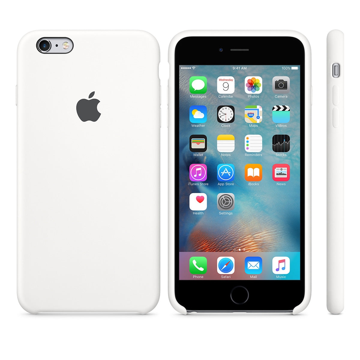 Apple - iPhone 6s Plus Silicone Case - White
