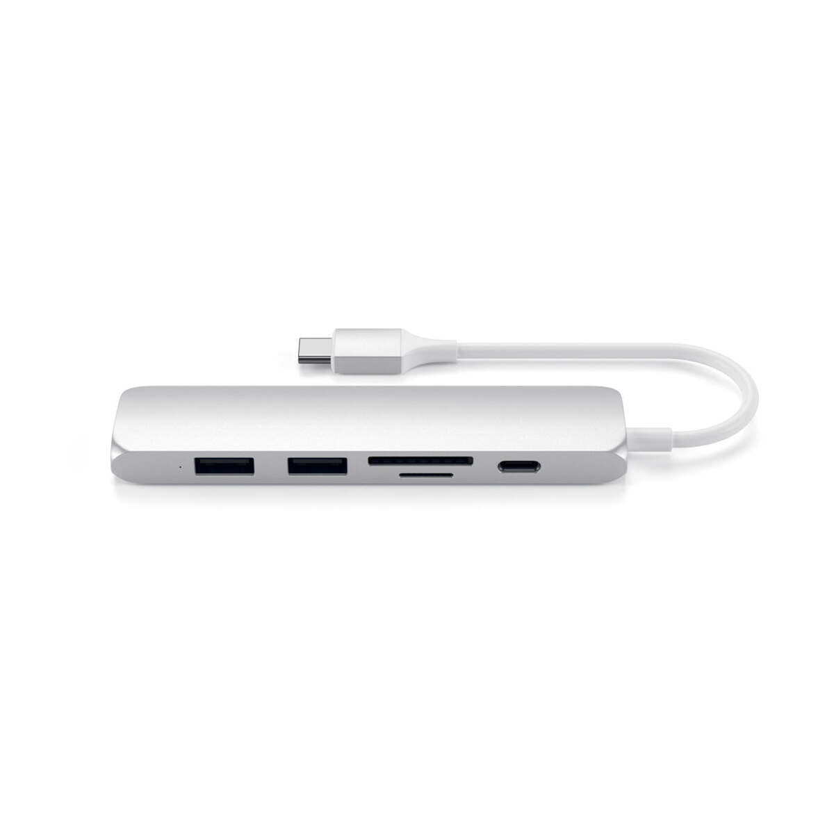 Satechi TYPE-C Slim Multimedia Adapter V2 - Silver