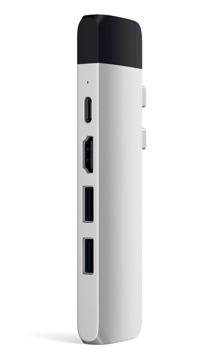 Satechi Type-C Pro Hub Adaptér s Ethernetom - Silver