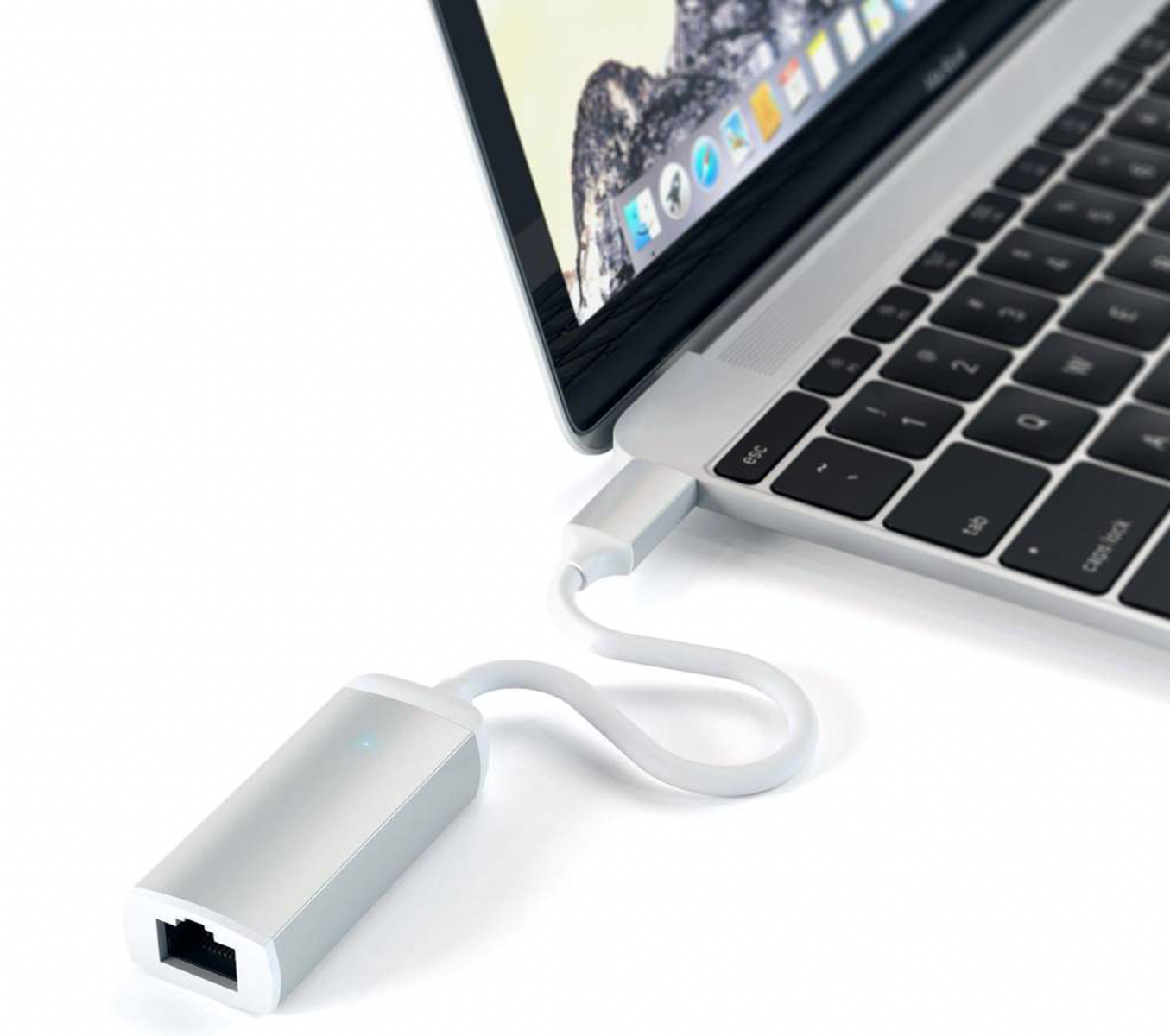 Satechi TYPE-C to ETHERNET ADAPTER - Silver