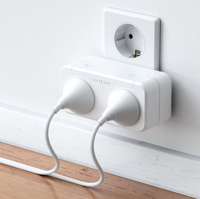 Satechi Apple Homekit Dual Smart Outlet (EU) - White