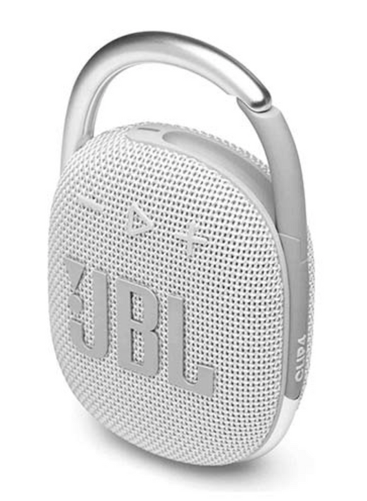 JBL Clip4 - Mini prenosný reproduktor,5W - Biely
