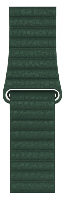 Innocent Kožená slučka remienok pre Apple Watch 38/40/41mm - Polnočná zelená