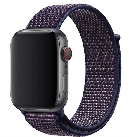 Innocent Fabric Loop remienok pre Apple Watch 42/44/45/49mm - Indigo