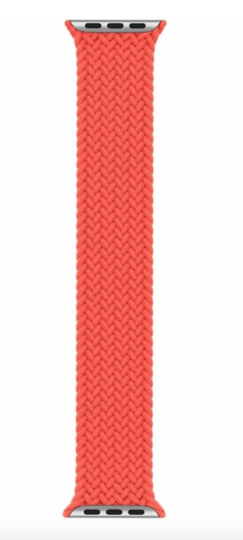 Innocent Braided Solo Loop Apple Watch Band 42/44mm - Orange - S