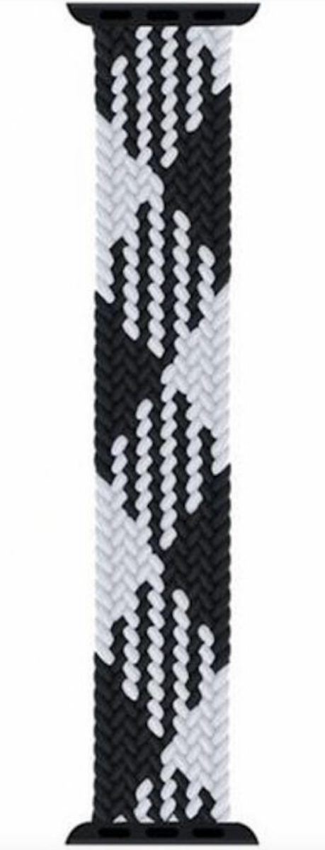 Innocent Braided Solo Loop Apple Watch Band 42/44mm - Zebra - XS