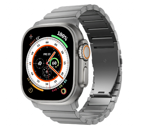 Innocent Titan remienok pre Apple Watch 42/44/45/49mm - Titán