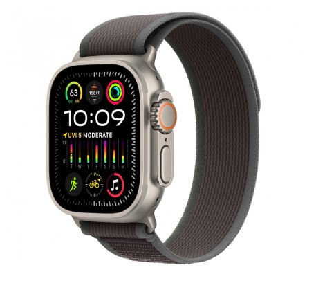 Innocent Trail Fabric Loop remienok pre Apple Watch Ultra 49 mm - Zelená/čierna