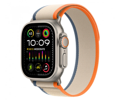 Innocent Trail Fabric Loop remienok pre Apple Watch Ultra 49 mm - Bežová/oranžová