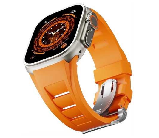 Innocent Rubber Loop remienok pre Apple Watch 49mm - Oranžová