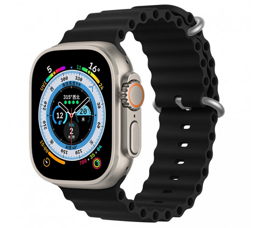 Innocent Ocean Silikonový remienok pre Apple Watch Ultra 49mm - Čierna