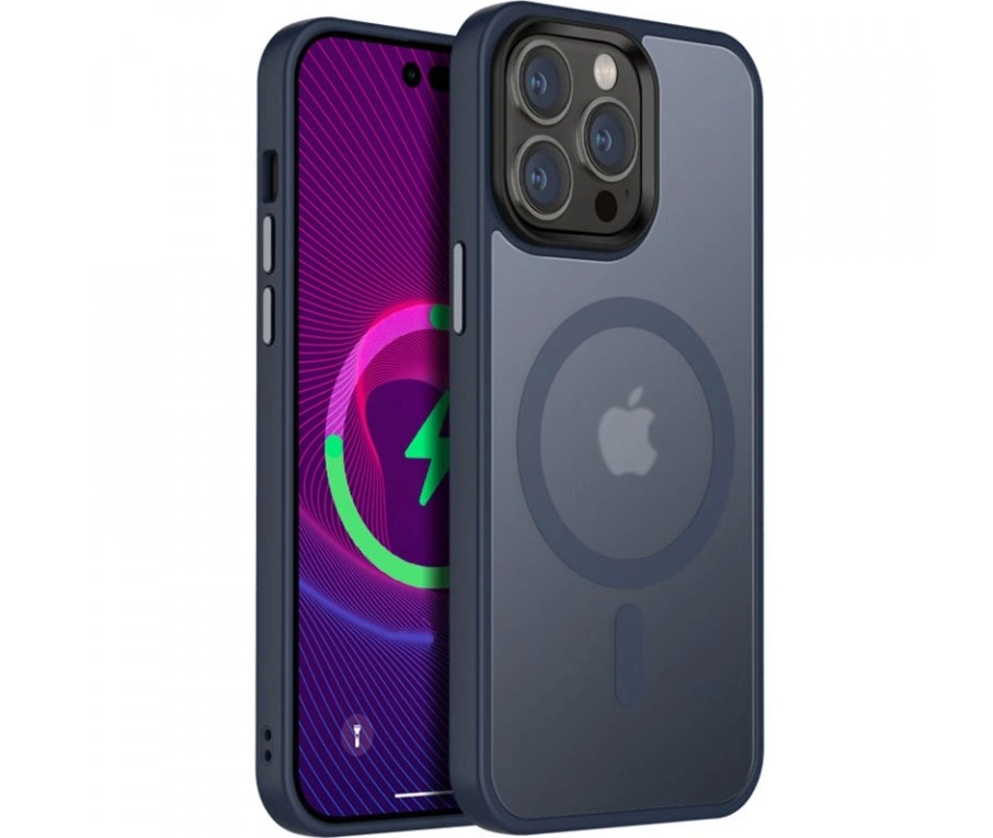 Innocent Dual Armor Pro Magnetické púzdro pre iPhone 15 Plus - Atramentová Modrá