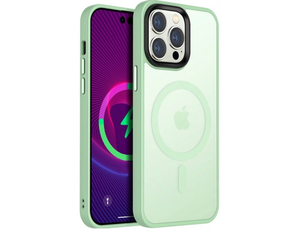 Innocent Dual Armor Pro Magnetické púzdro pre iPhone 14 - Mätovo zelená