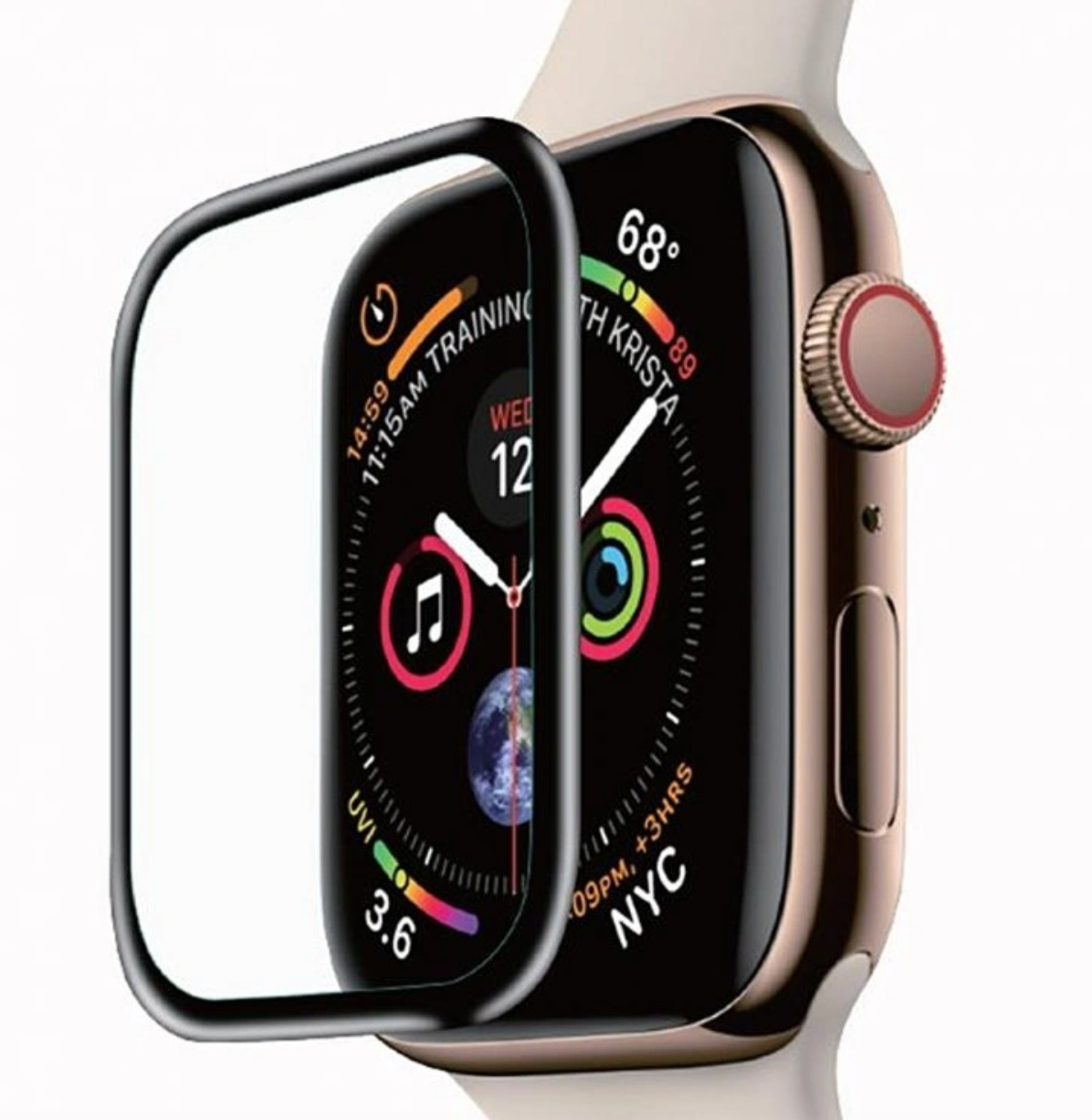 Innocent Magic Glass 3D pre Apple Watch 45mm Series 7/8/9