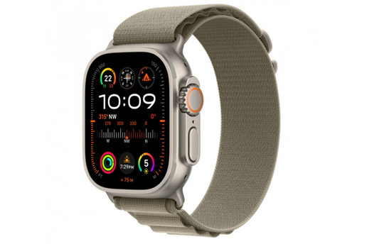Innocent Alpský látkový remienok pre Apple Watch 44/45/49 mm - Khaki