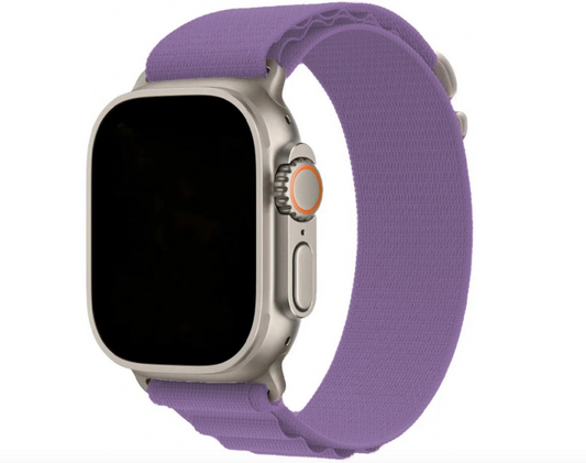 Innocent Alpský látkový remienok pre Apple Watch 44/45/49 mm - Fialová