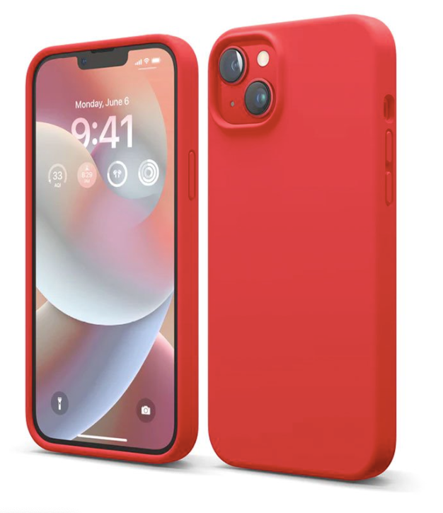 Elago Soft Silicone Case for iPhone 14 Plus Red