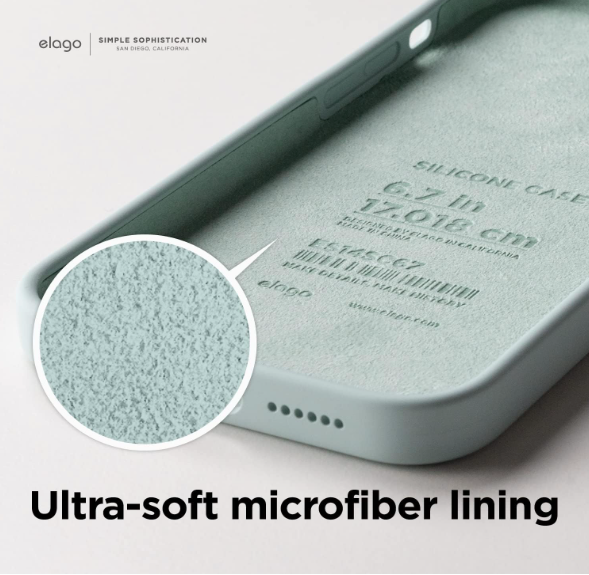Elago Soft Silicone Case for iPhone 14 Plus Mint