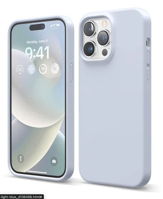 Elago Soft Silicone Case for iPhone 14 Plus Light Blue