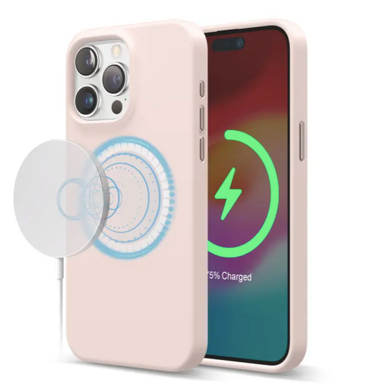 Elago Magsafe Silicone Case for iPhone 14 Lovely Pink
